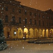 Venegono Inferiore - neve - sera 18.12.2009