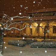 Venegono Inferiore - neve - sera 18.12.2009